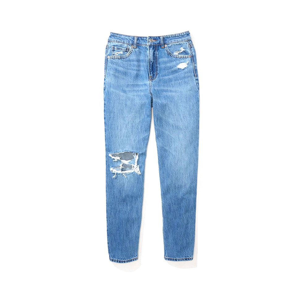 Μπλε jean με σκισίματα 