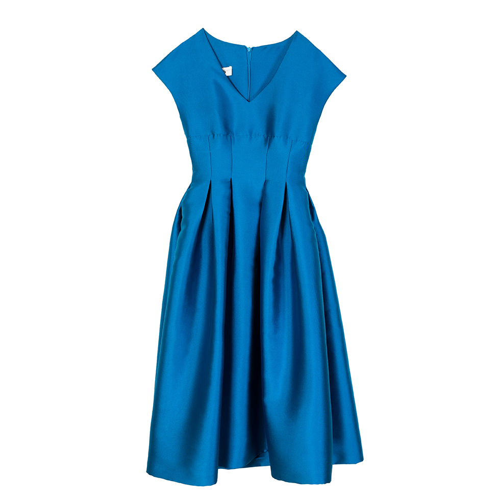 Μπλε βραδινό φόρεμα