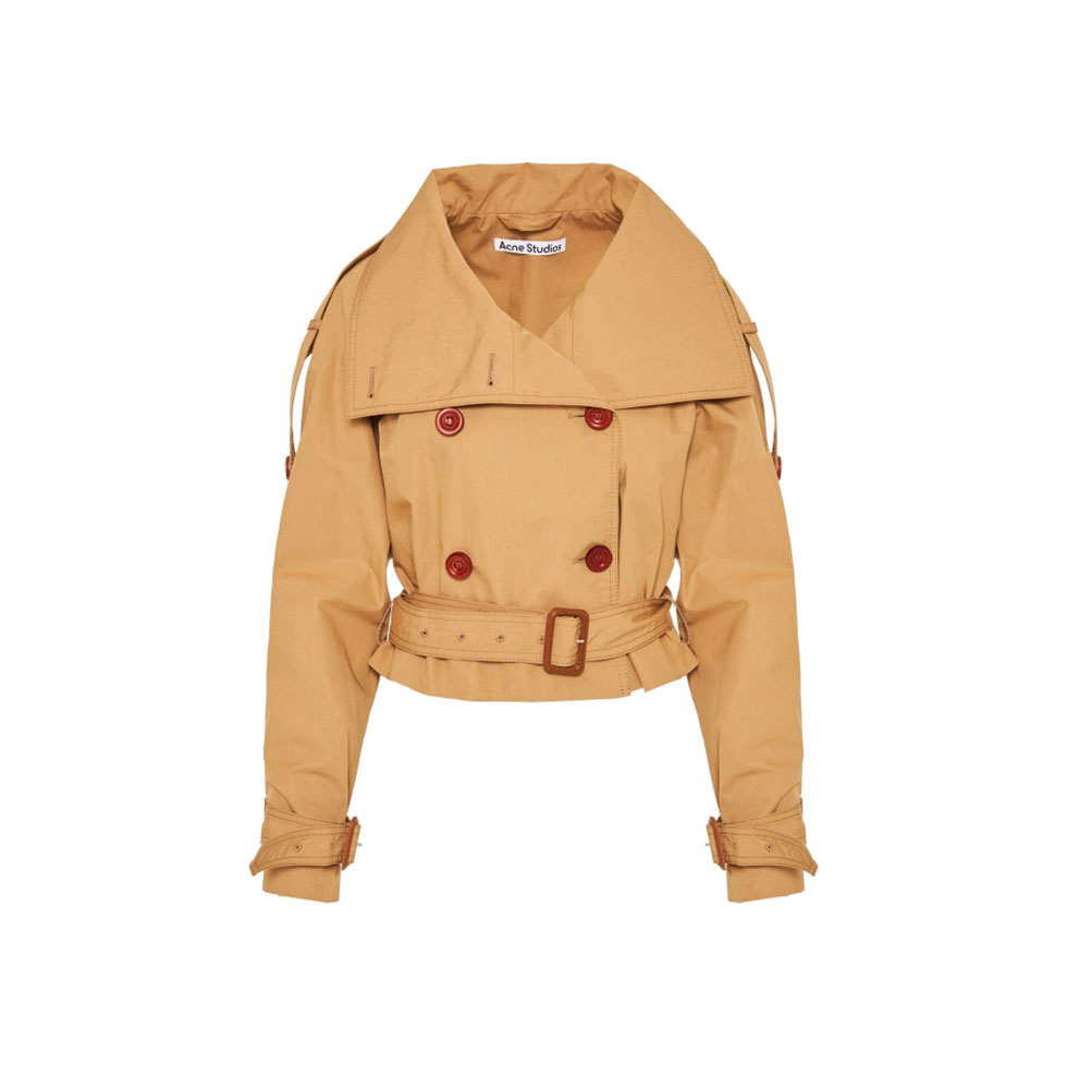 Cropped πανωφόρι σε στυλ καπαρντίνας, Acne Studios