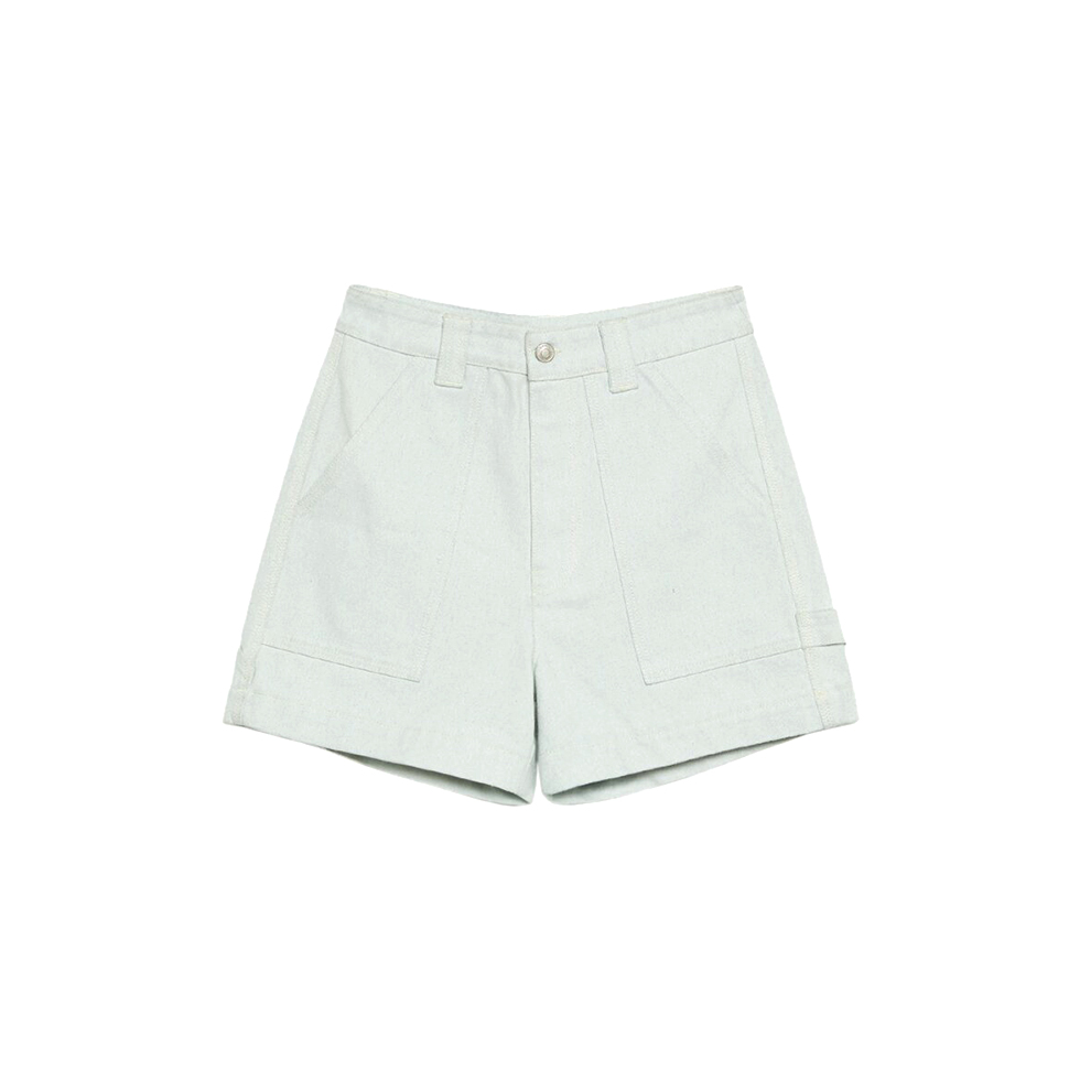 Denim σορτς σε ξεβαμμένο χρώμα